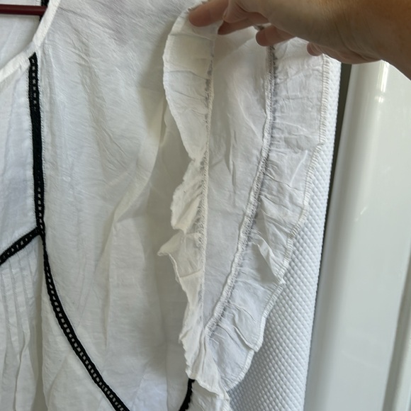 Althea loose boho style blouse with billowy loose sleeves - Picture 5 of 6